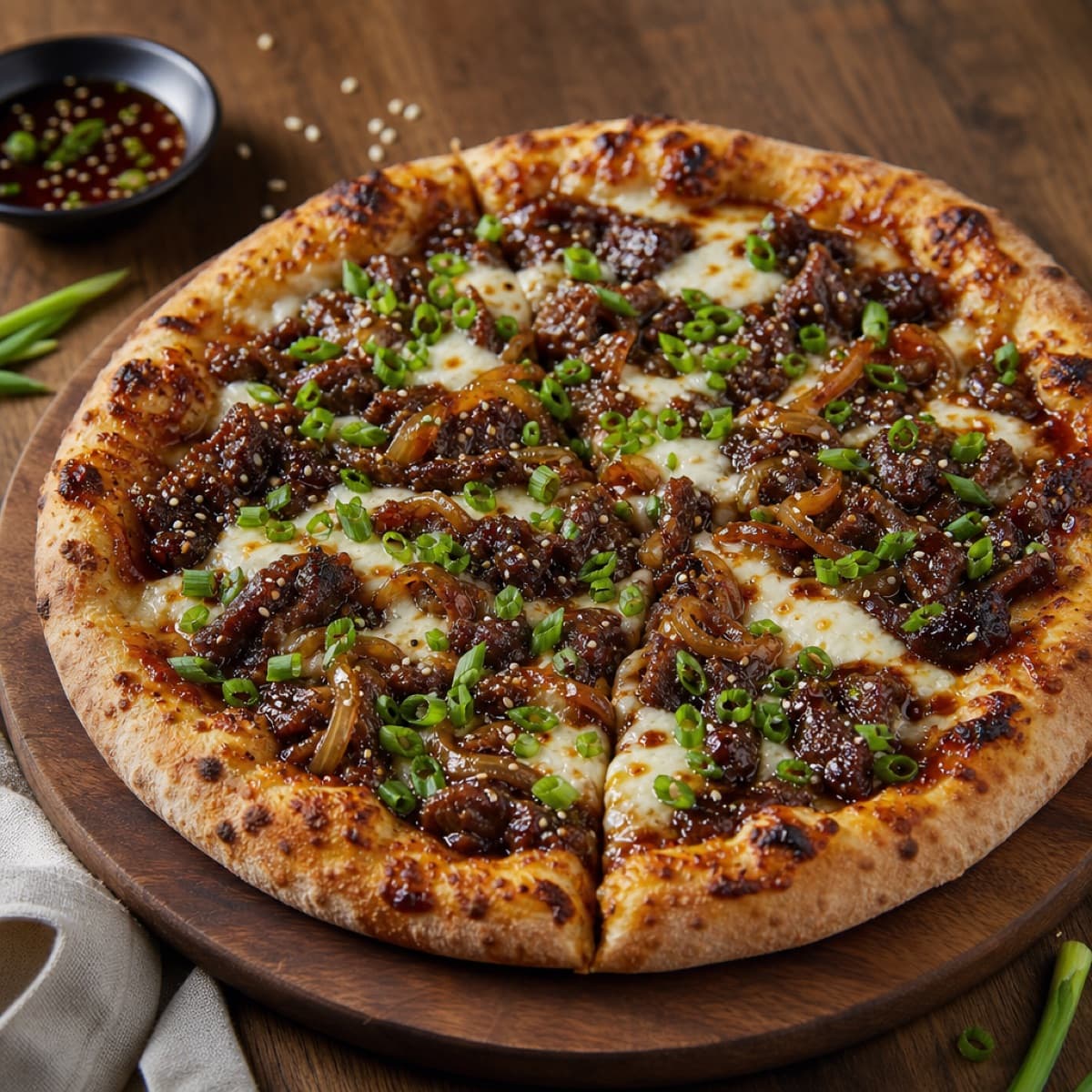 Galbi Short Rib pizza